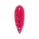 8*22mm Sparkle Stone Drop Purple, Resin Gem, Sew-on (Sold in Pair) - Image 3