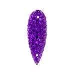 8*22mm Sparkle Stone Drop Purple, Resin Gem, Sew-on (Sold in Pair) - Image 4